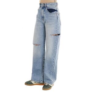 JEANS POPPY ICON DENIM AZZURRO